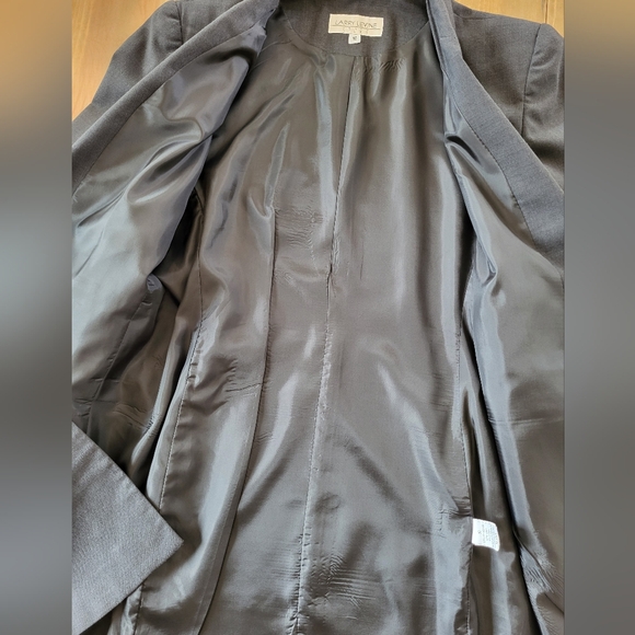Vintage Larry Levine Classic Gray Womens Blazer Size 10 - Picture 16 of 16
